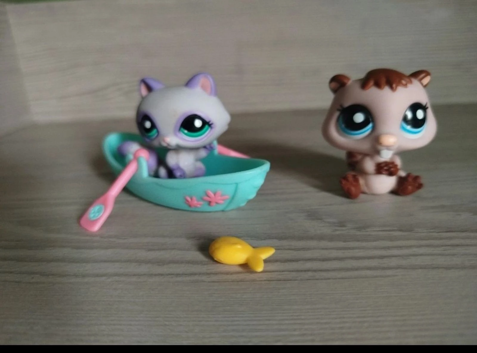 LPS Pet Shop set raton laveur 1989 castor 1990